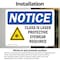 Signmission Radiation & Laser Sign, 7 in H x 10 in W, Vinyl Decal, Rectangle OS-2PACK-NS-D-710-L-10604 - alternate 6